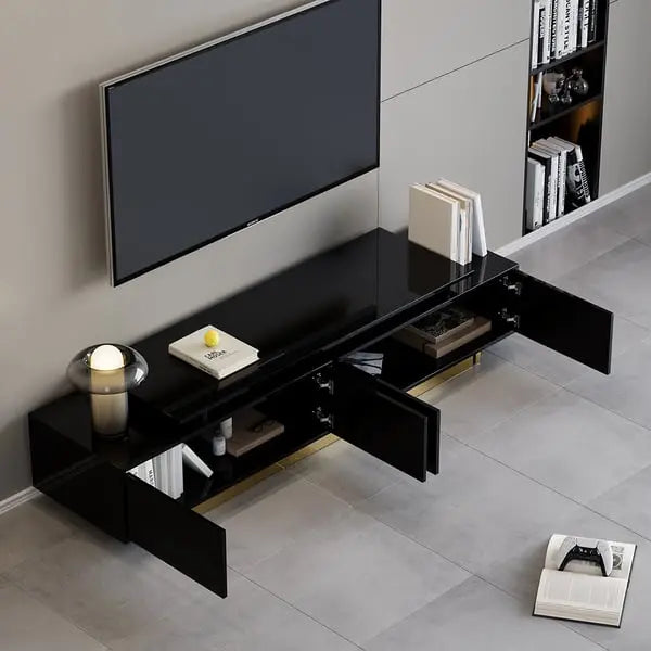 Meuble TV Brillant extensible moderne ACCESS MEUBLE