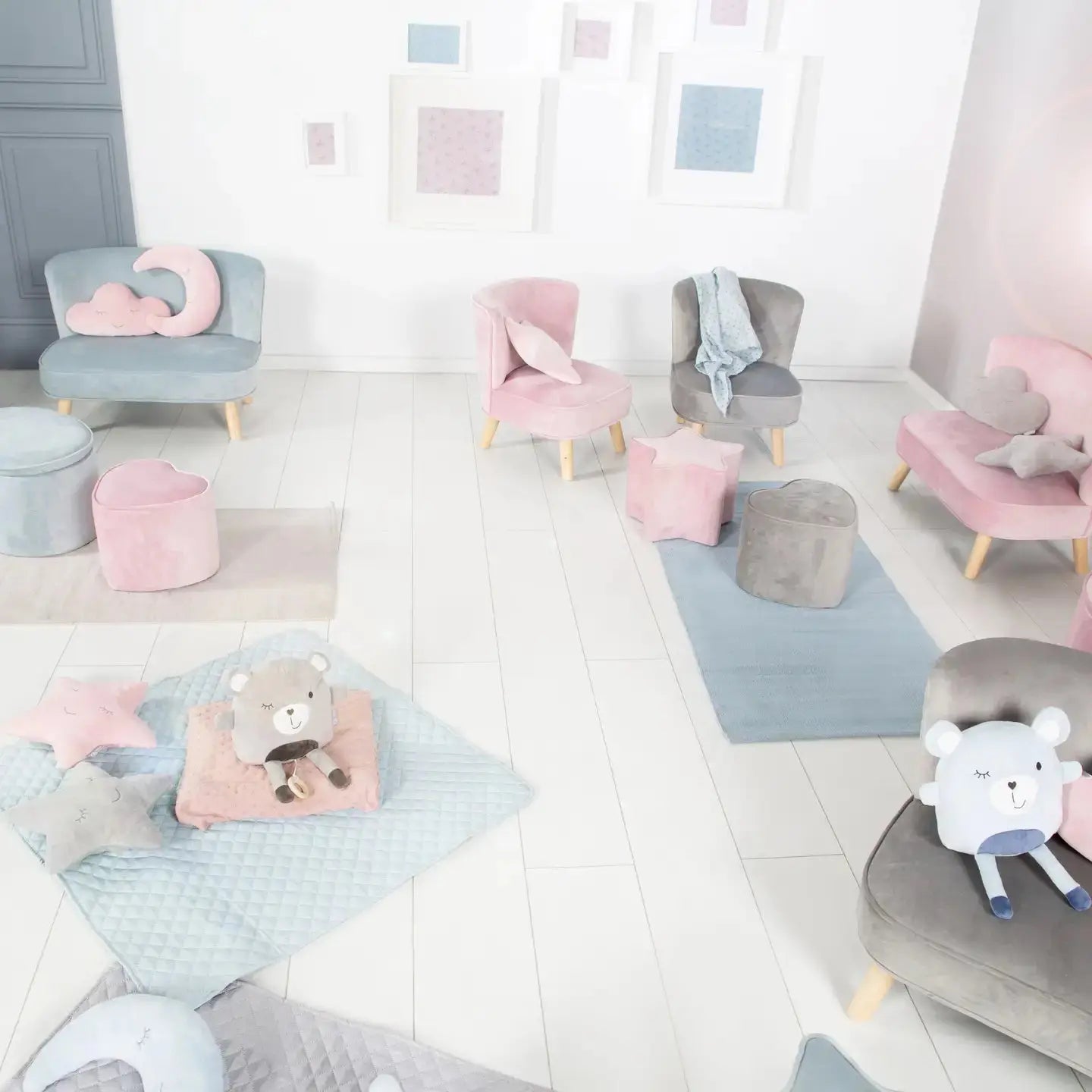 Tabouret pour enfants ROBA en forme d'étoile confortable ACCESS MEUBLE