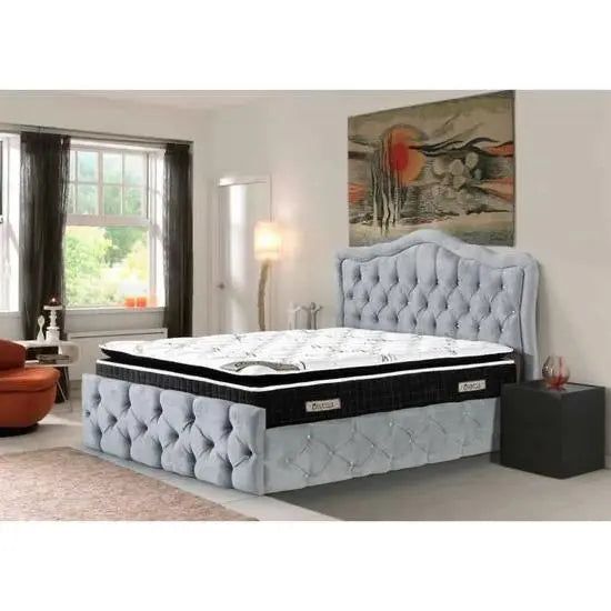 Cadre de lit VENISE en velours ACCESS MEUBLE