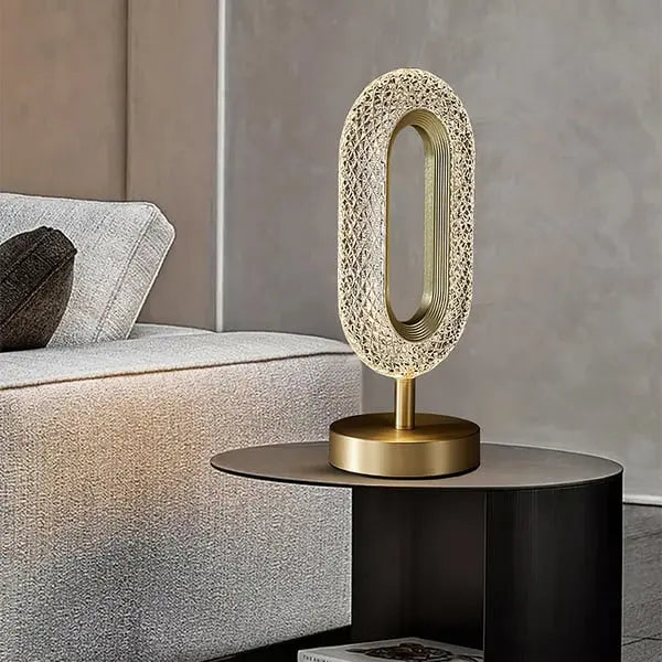Lampe de table led enfichable doré ACCESS MEUBLE