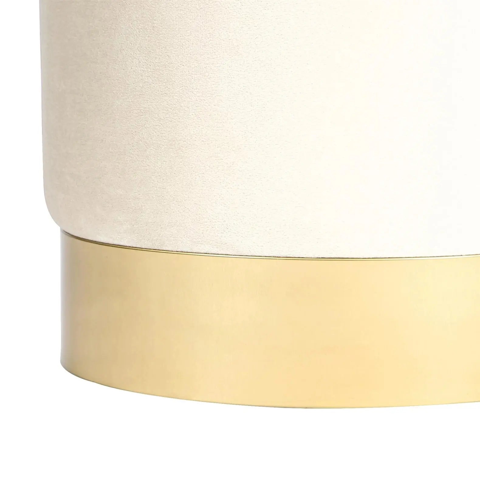 Pouf rond en velours HARBOUR ACCESS MEUBLE