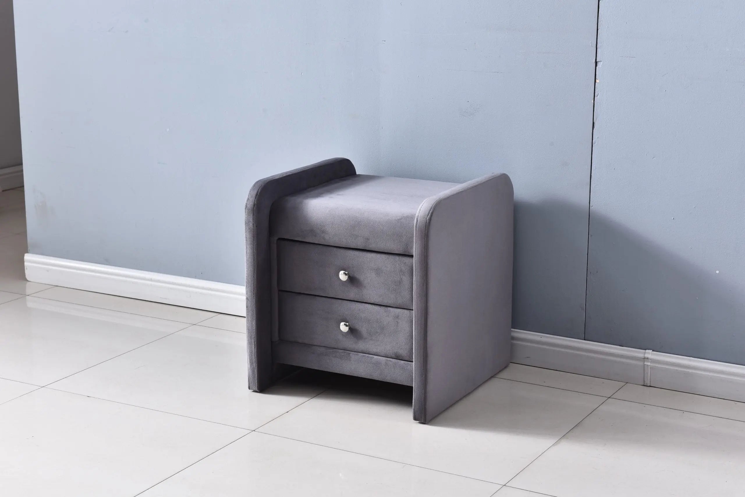 Chevet Edgard en velours ACCESS MEUBLE