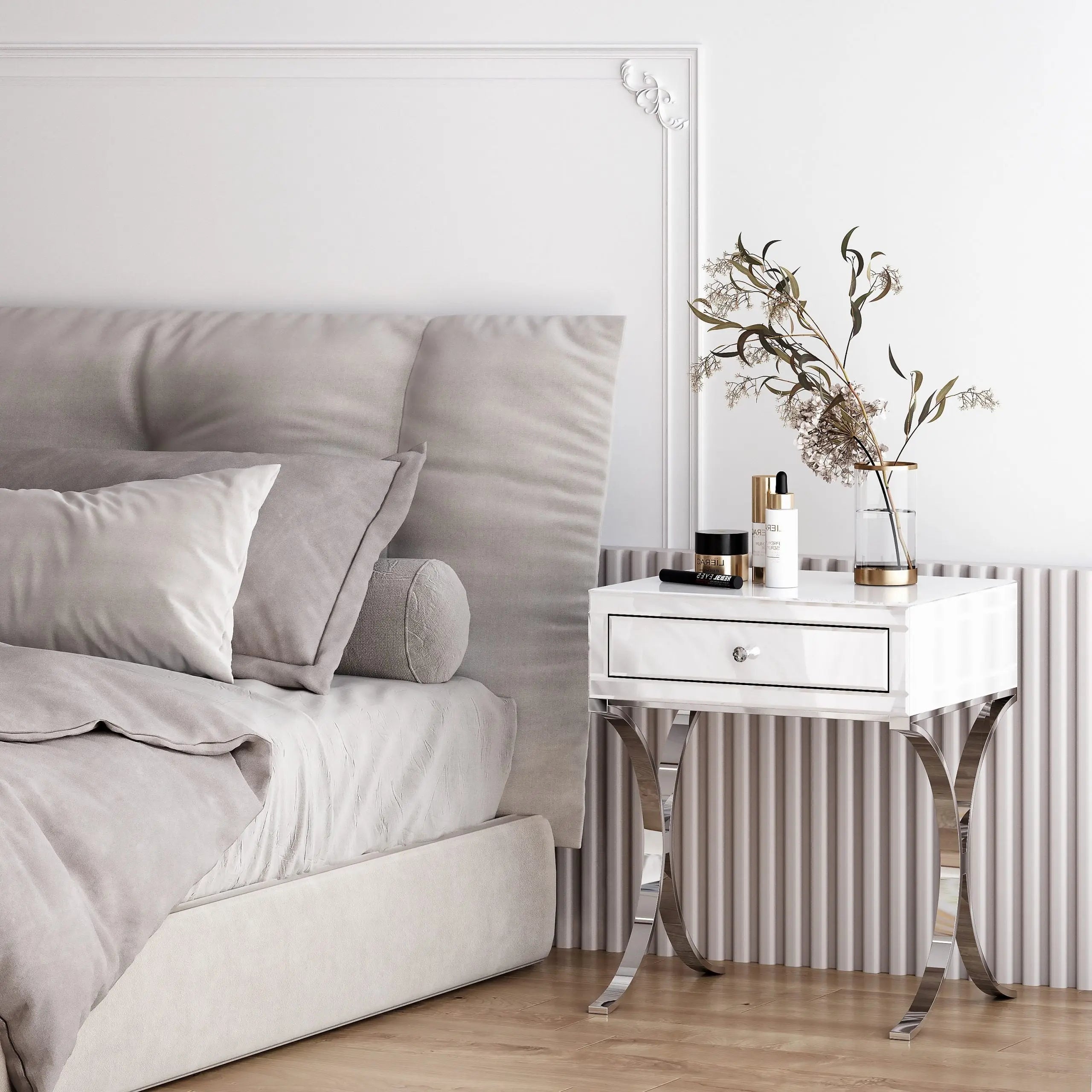 Chevet Cross en miroir ACCESS MEUBLE