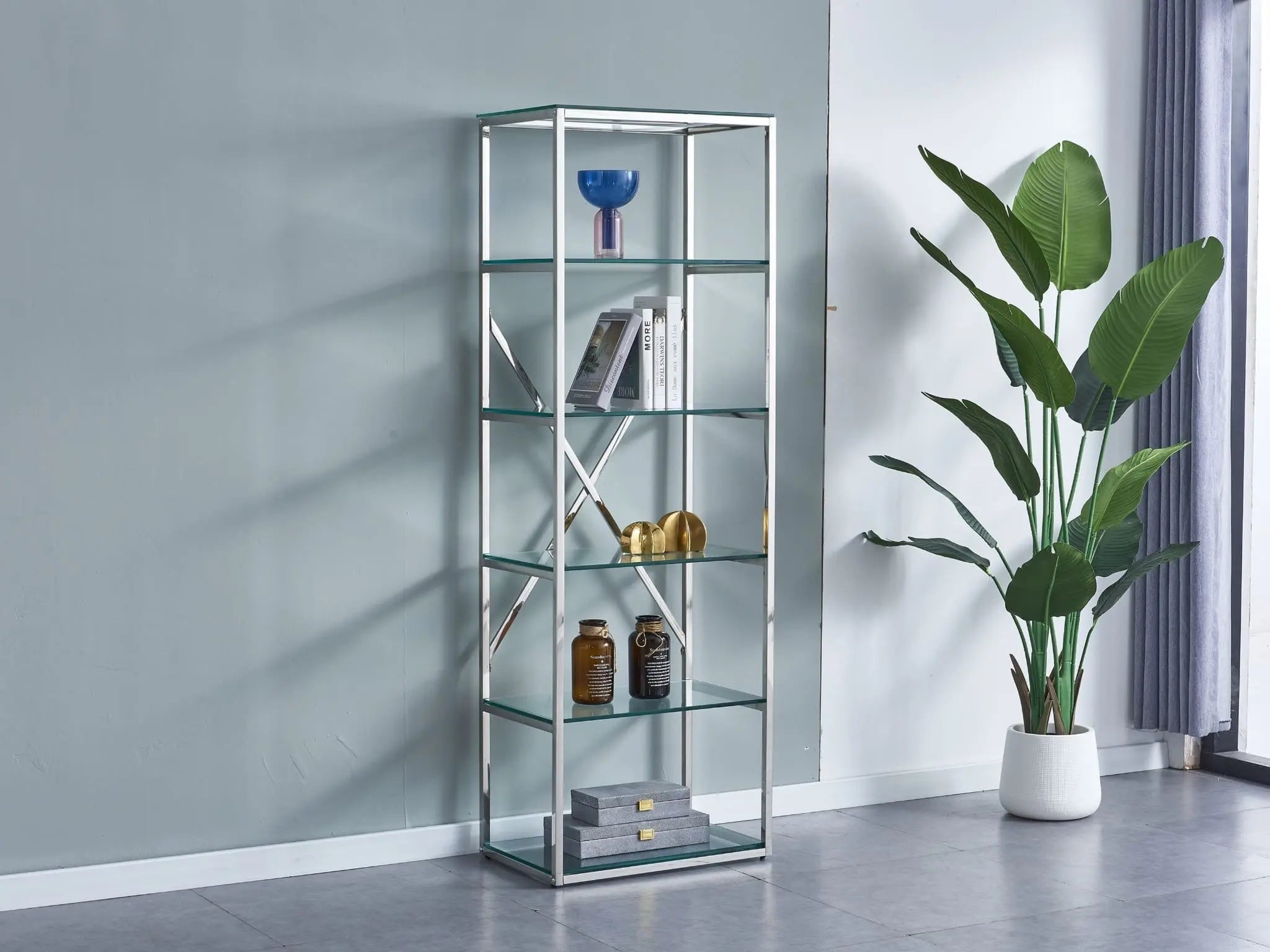 Étagère en acier inoxydable ACCESS MEUBLE