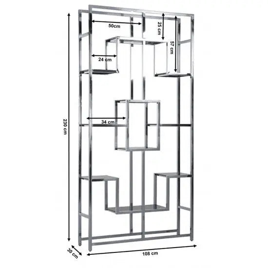 Étagère RICHMONT en acier inoxydable ACCESS MEUBLE