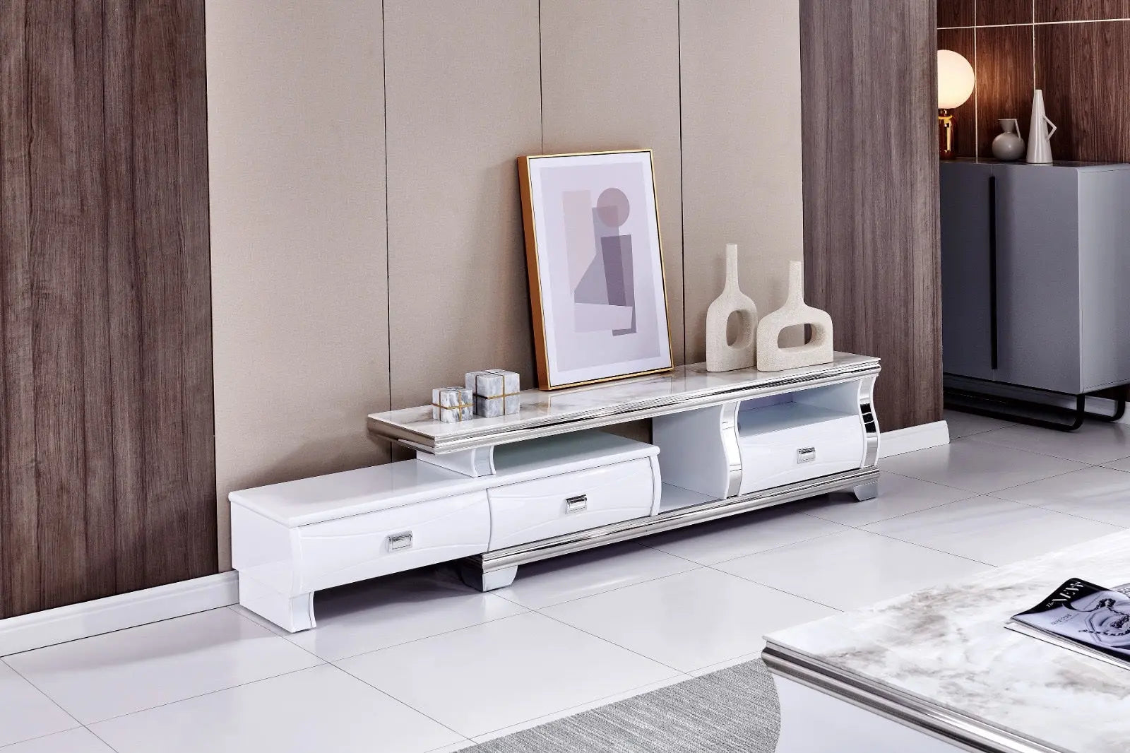 MTV SARAH MARBRE BEIGE ACCESS MEUBLE