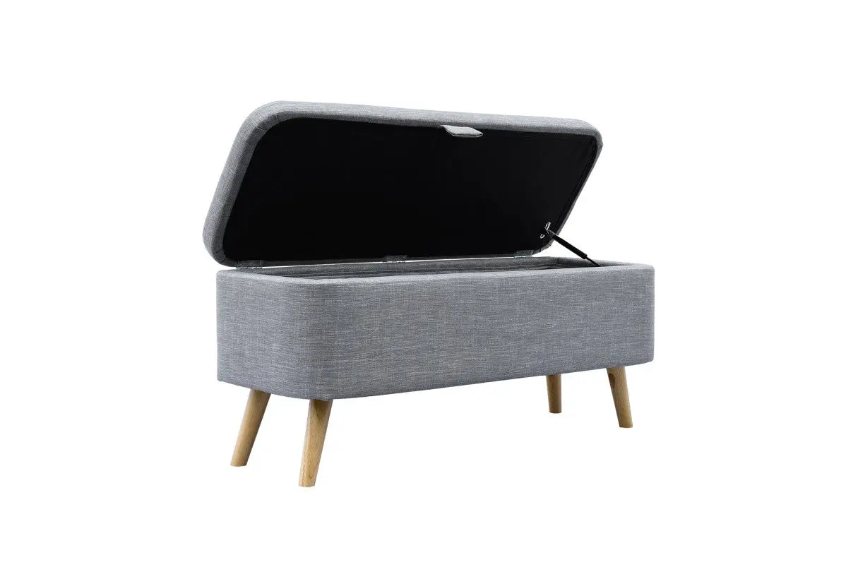 POLKA - Bout de lit avec rangement en tissu ACCESS MEUBLE