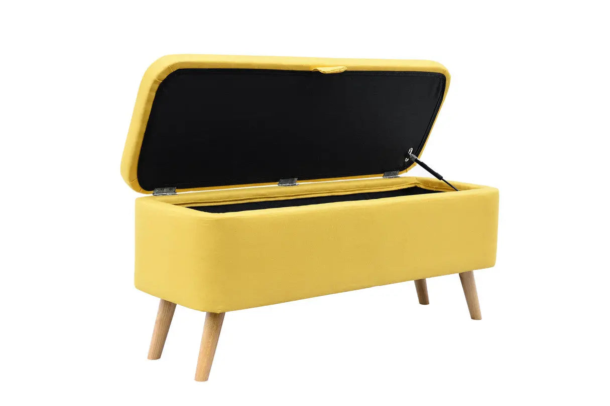 POLKA - Bout de lit avec rangement en tissu ACCESS MEUBLE