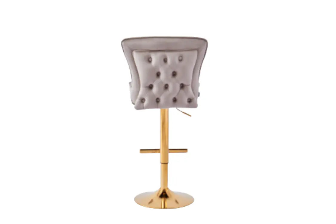 Tabouret de bar GABRIELLE en velours ACCESS MEUBLE