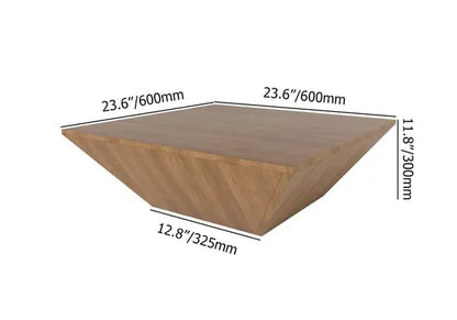 Table basse en bois avec rangement carrée munie d'un tiroir ACCESS MEUBLE