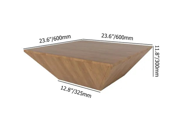 Table basse en bois avec rangement carrée munie d'un tiroir ACCESS MEUBLE