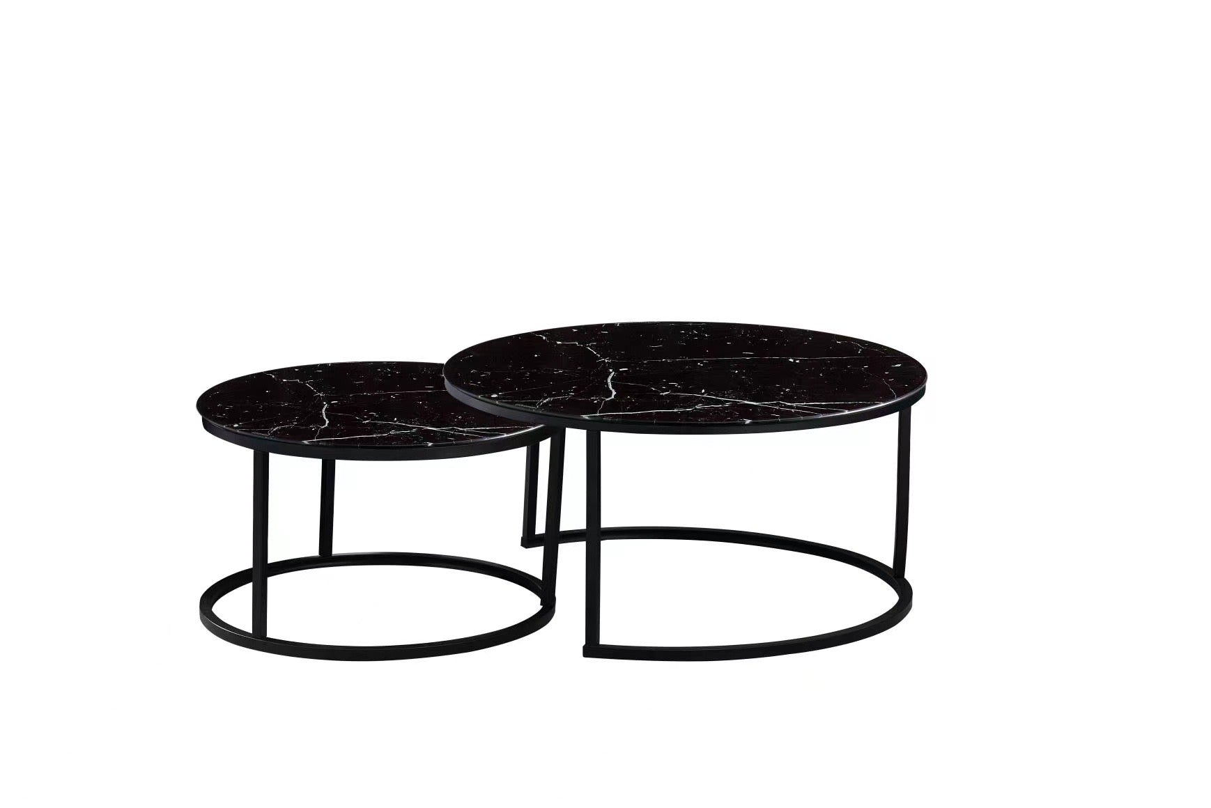 Table basse gigogne en metal