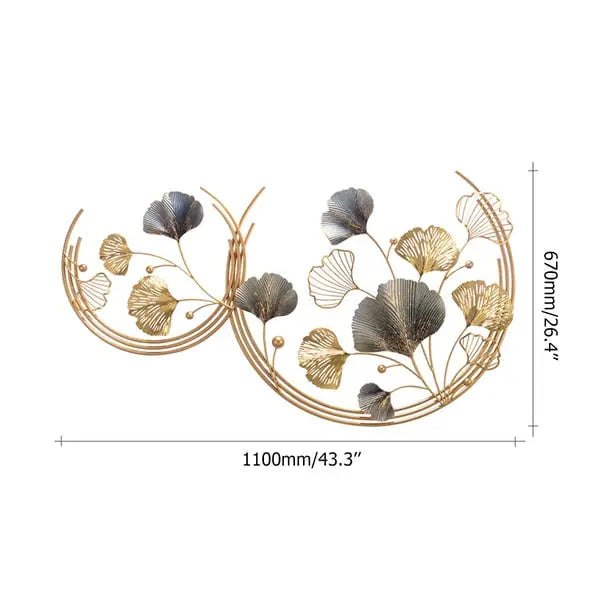 Décoration Murale en Forme de Feuilles de Ginkgo ACCESS MEUBLE