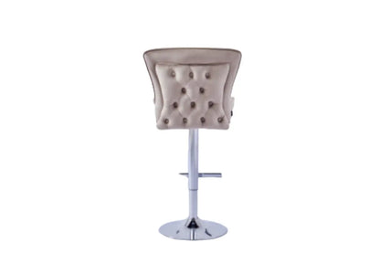 Tabouret de bar GABRIELLE en velours ACCESS MEUBLE