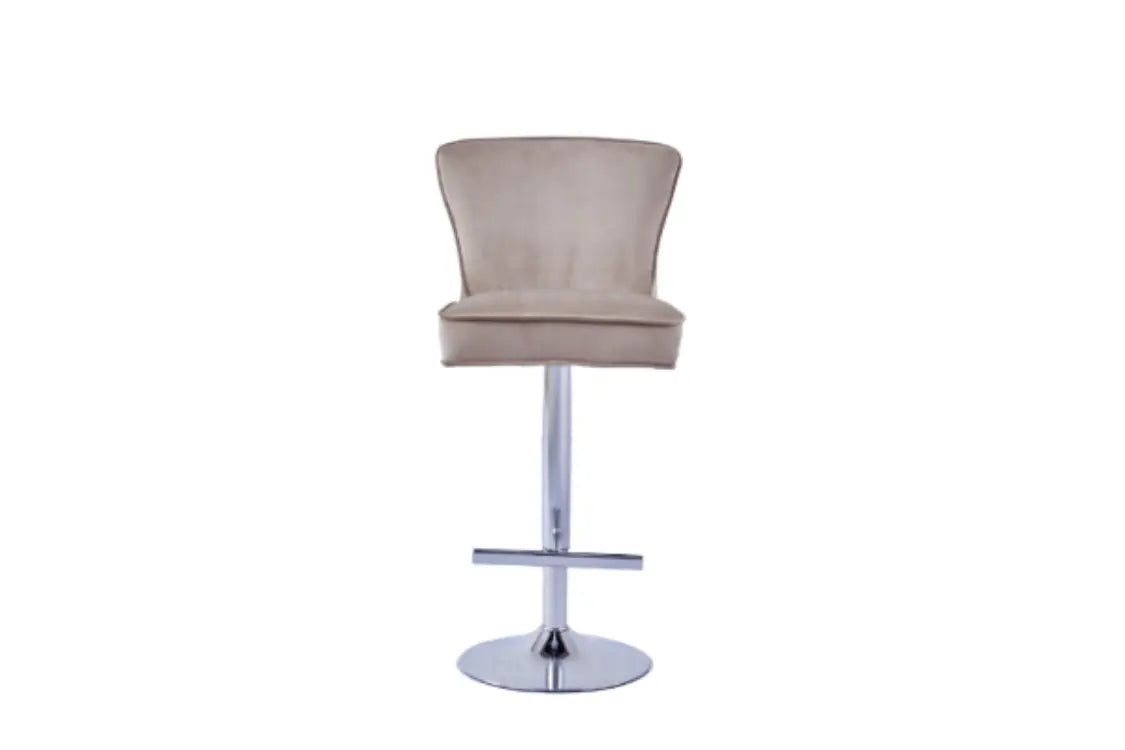 Tabouret de bar GABRIELLE en velours ACCESS MEUBLE