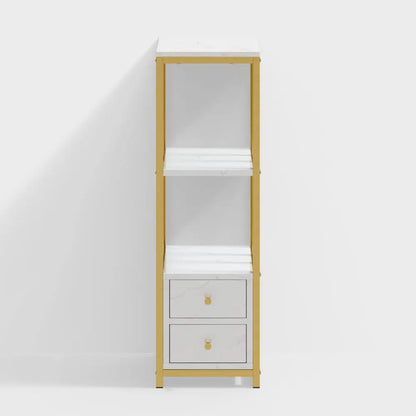 Vitrine blanche avec armoire de rangement ACCESS MEUBLE