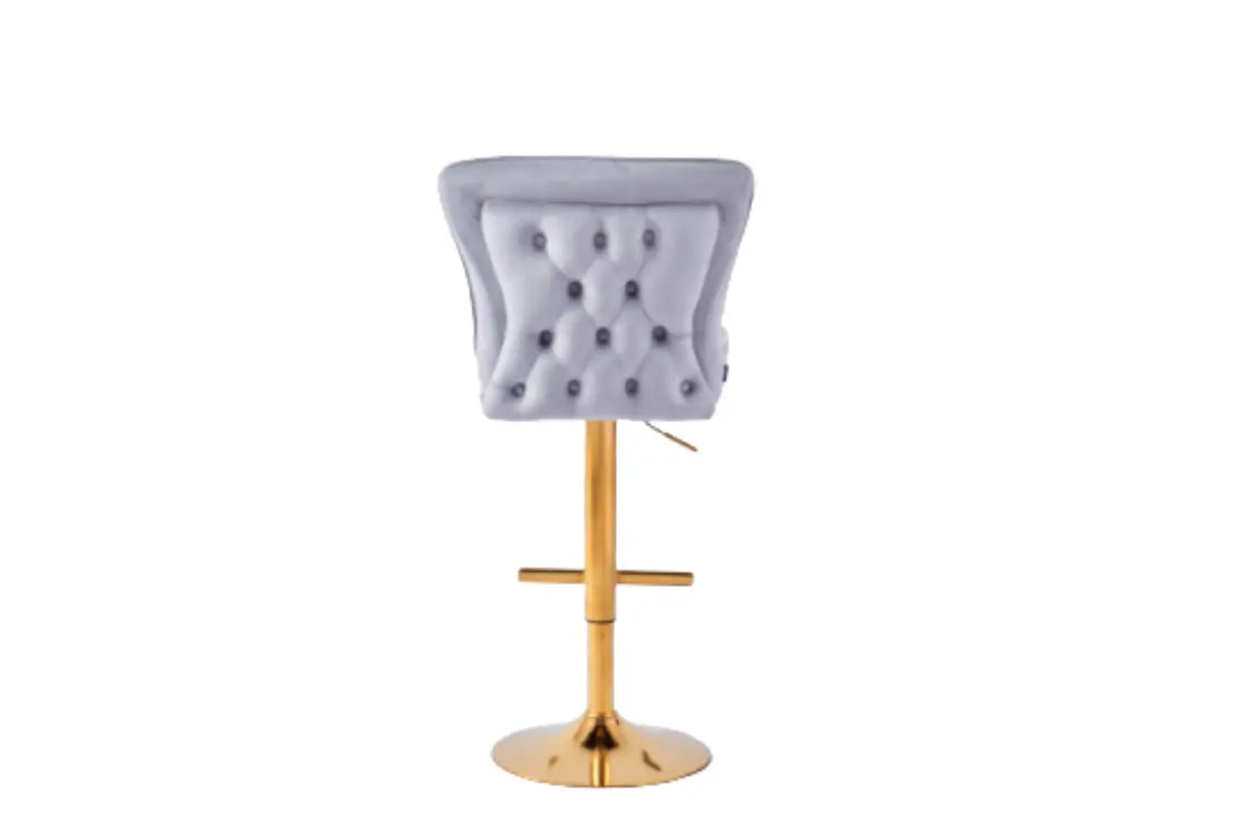 Tabouret de bar GABRIELLE en velours ACCESS MEUBLE