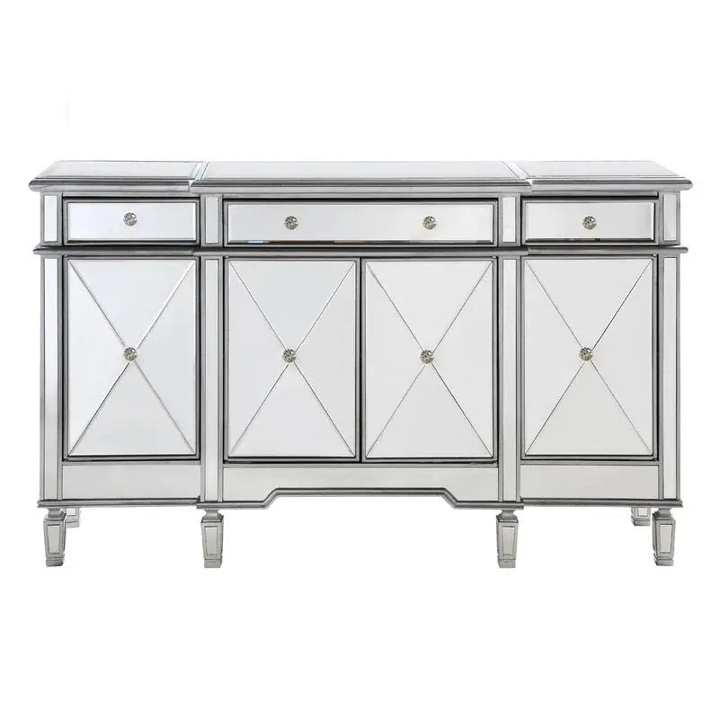 Buffet ROMANE 4 portes miroir ACCESS MEUBLE