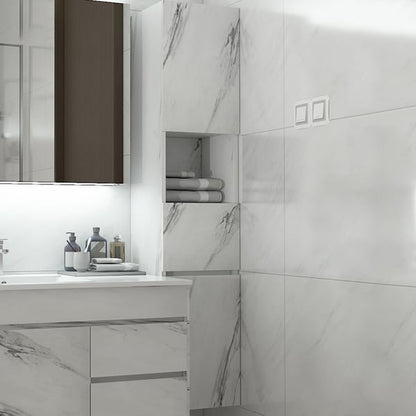 Meuble de salle de bain moderne avec tiroirs Armoire murale avec portes avec étagère ACCESS MEUBLE