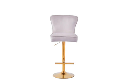 Tabouret de bar GABRIELLE en velours ACCESS MEUBLE