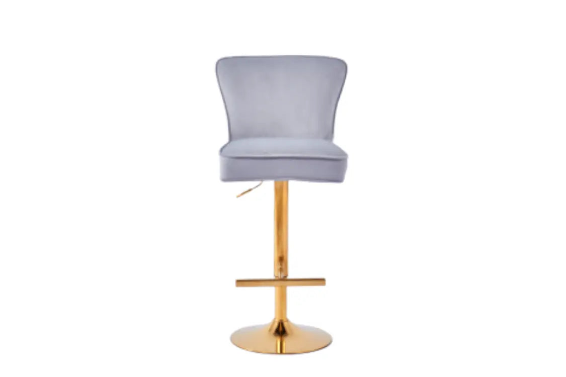 Tabouret de bar GABRIELLE en velours ACCESS MEUBLE