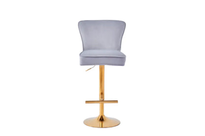 Tabouret de bar GABRIELLE en velours ACCESS MEUBLE