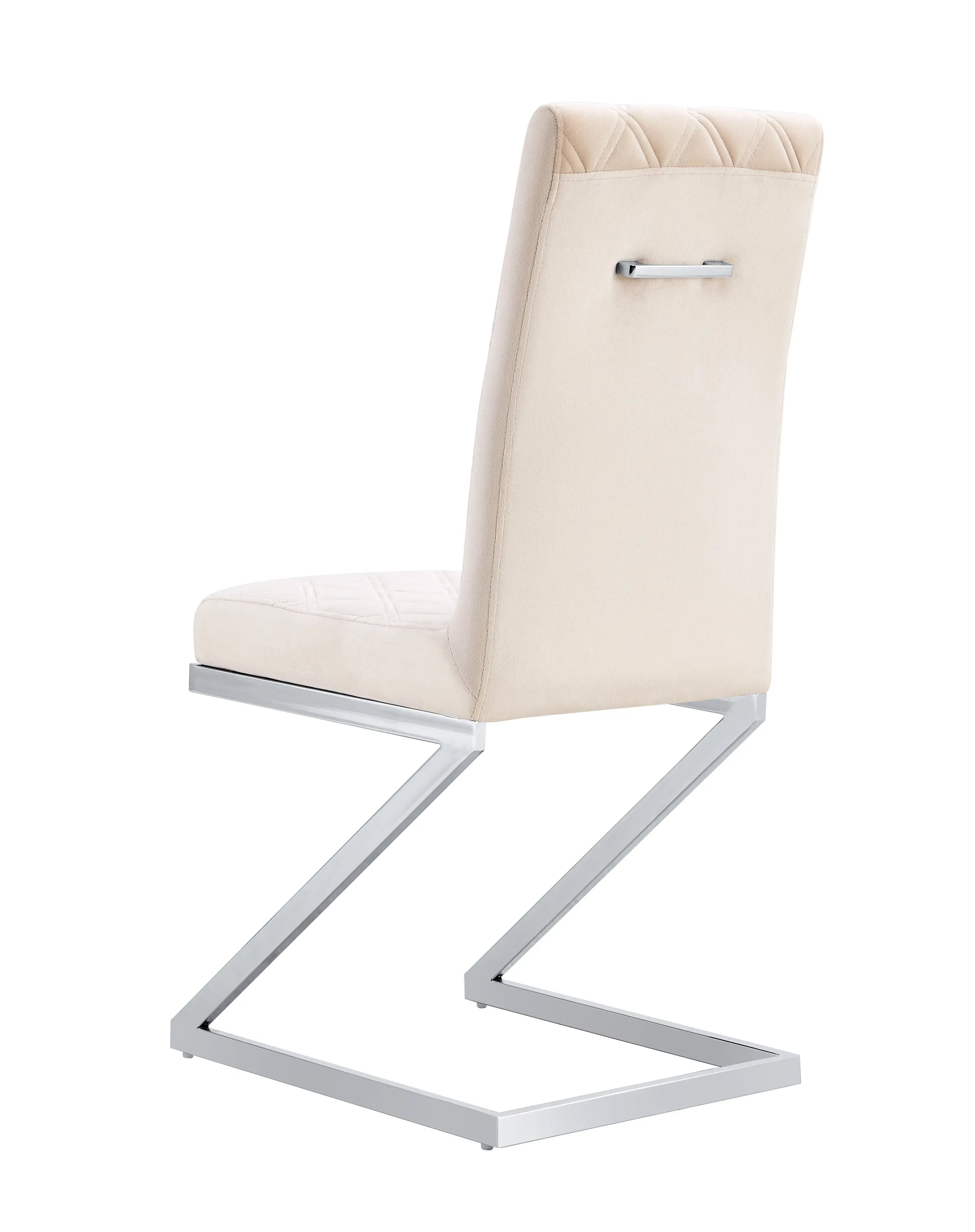 Chaise COCOMAT velours matelassé ACCESS MEUBLE