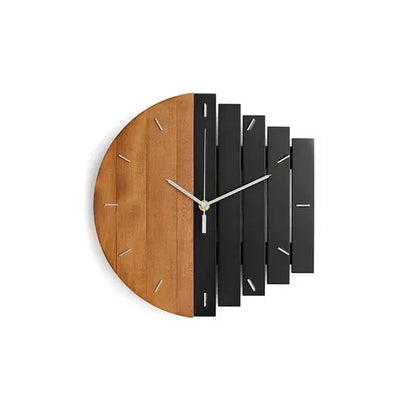 Horloge murale en bois abstrait rustique pour salon, maison, décoration artistique ACCESS MEUBLE