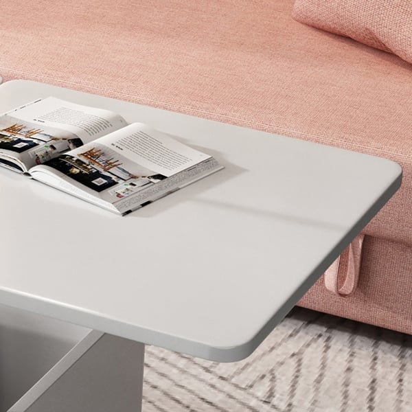 Table basse blanc relevable avec rangement ACCESS MEUBLE