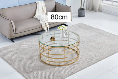 Table basse MONACO en acier inoxydable ACCESS MEUBLE