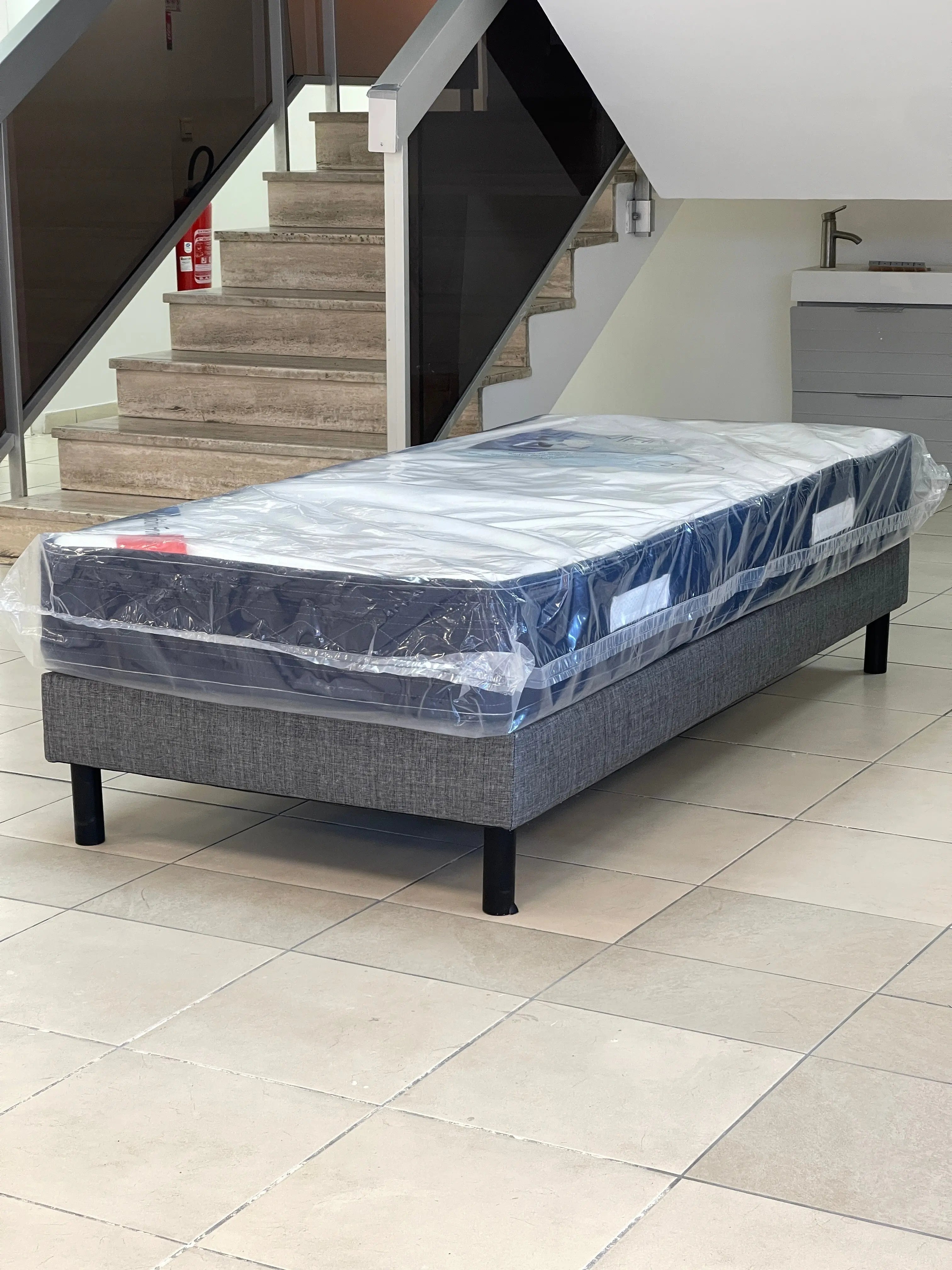 Sommier bois habillage en tissu ACCESS MEUBLE