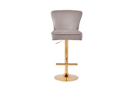 Tabouret de bar GABRIELLE en velours ACCESS MEUBLE