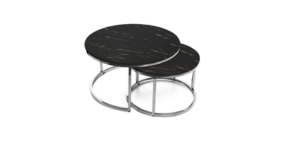 Table basse gigogne en metal