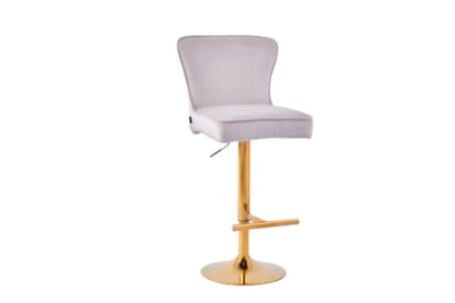 Tabouret de bar GABRIELLE en velours ACCESS MEUBLE