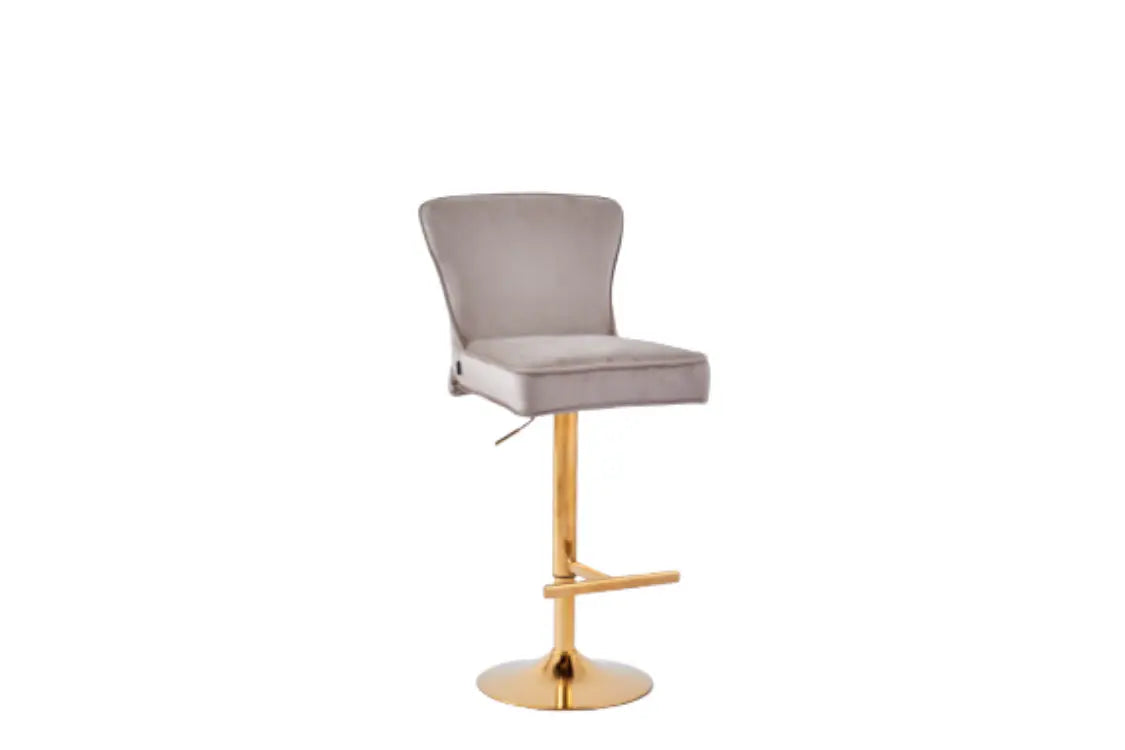 Tabouret de bar GABRIELLE en velours ACCESS MEUBLE