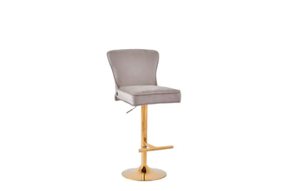 Tabouret de bar GABRIELLE en velours ACCESS MEUBLE