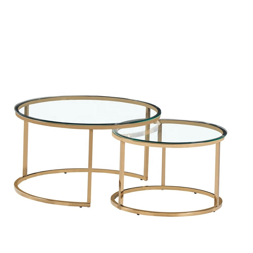 Table basse gigogne en metal