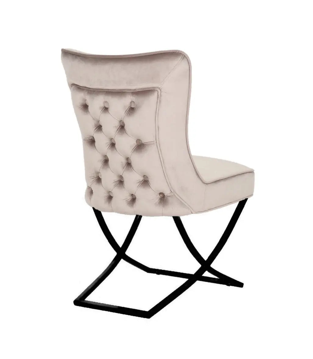 Chaise GABRIELLE en velours ACCESS MEUBLE