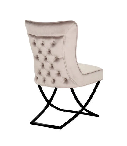 Chaise GABRIELLE en velours ACCESS MEUBLE