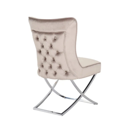 Chaise GABRIELLE en velours ACCESS MEUBLE