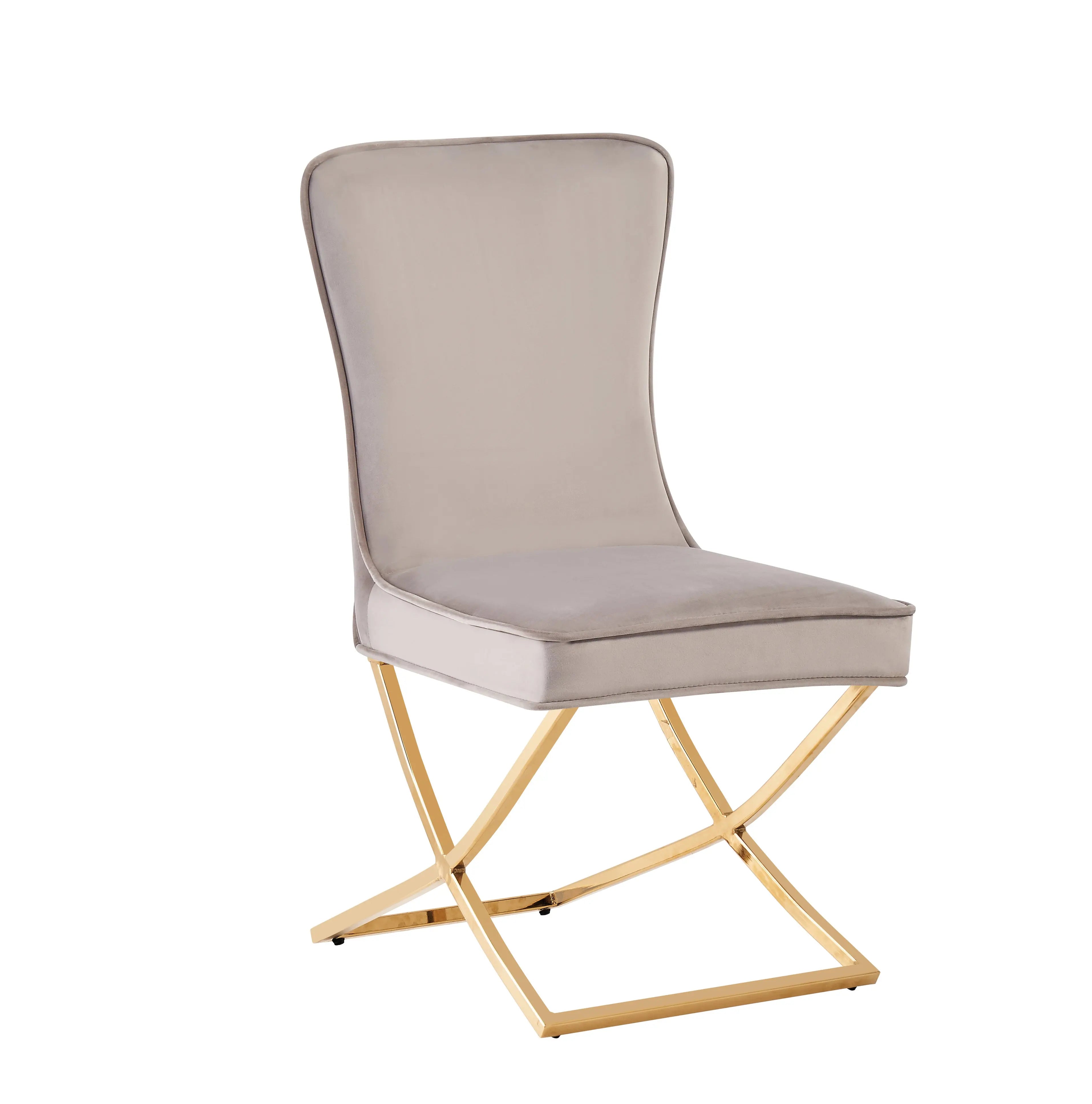 Chaise GABRIELLE en velours ACCESS MEUBLE