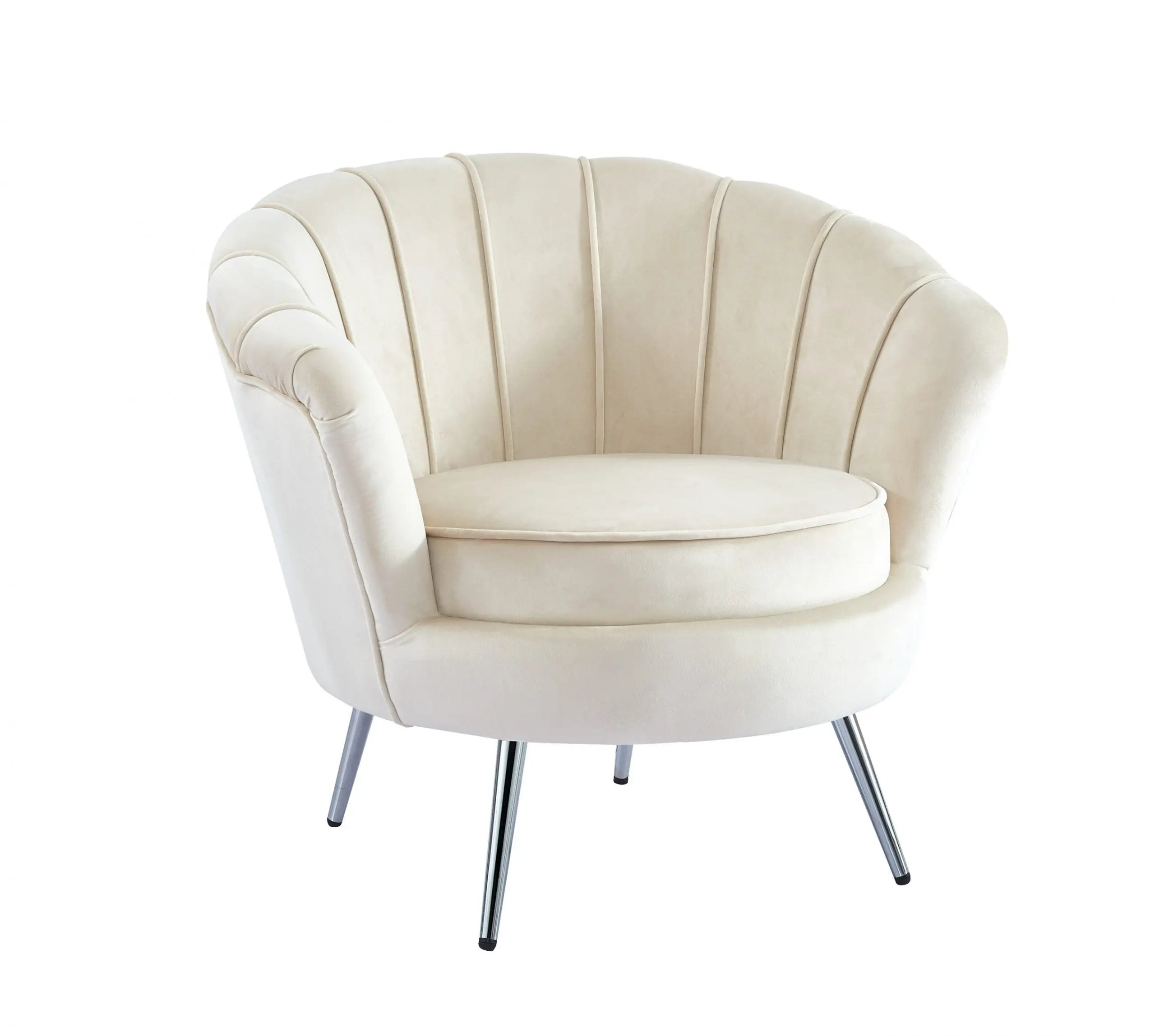 Fauteuil NYMPHEA en velours ACCESS MEUBLE