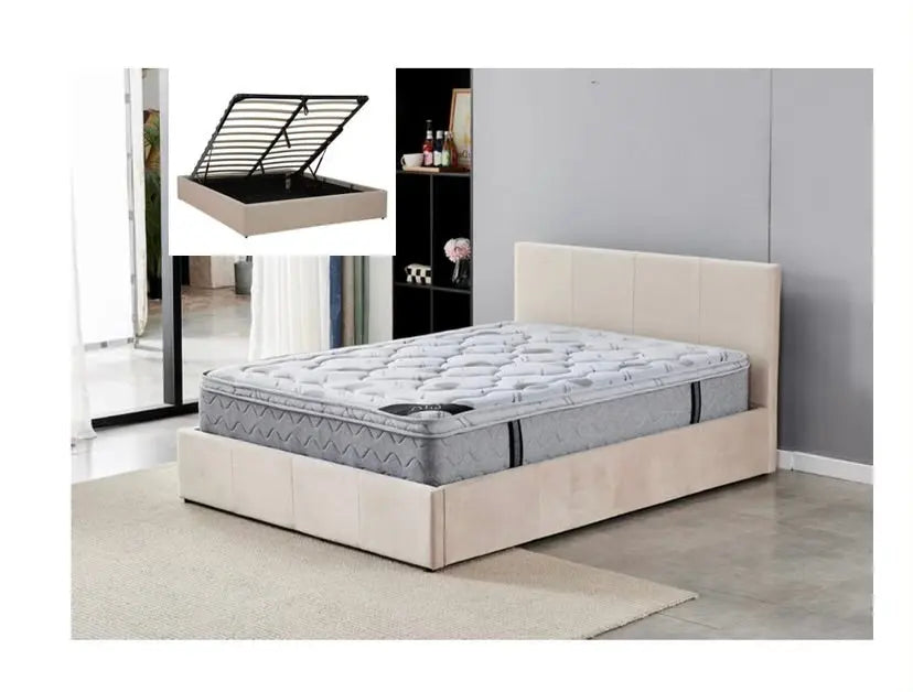 Lit coffre SIMPLY en velours ACCESS MEUBLE