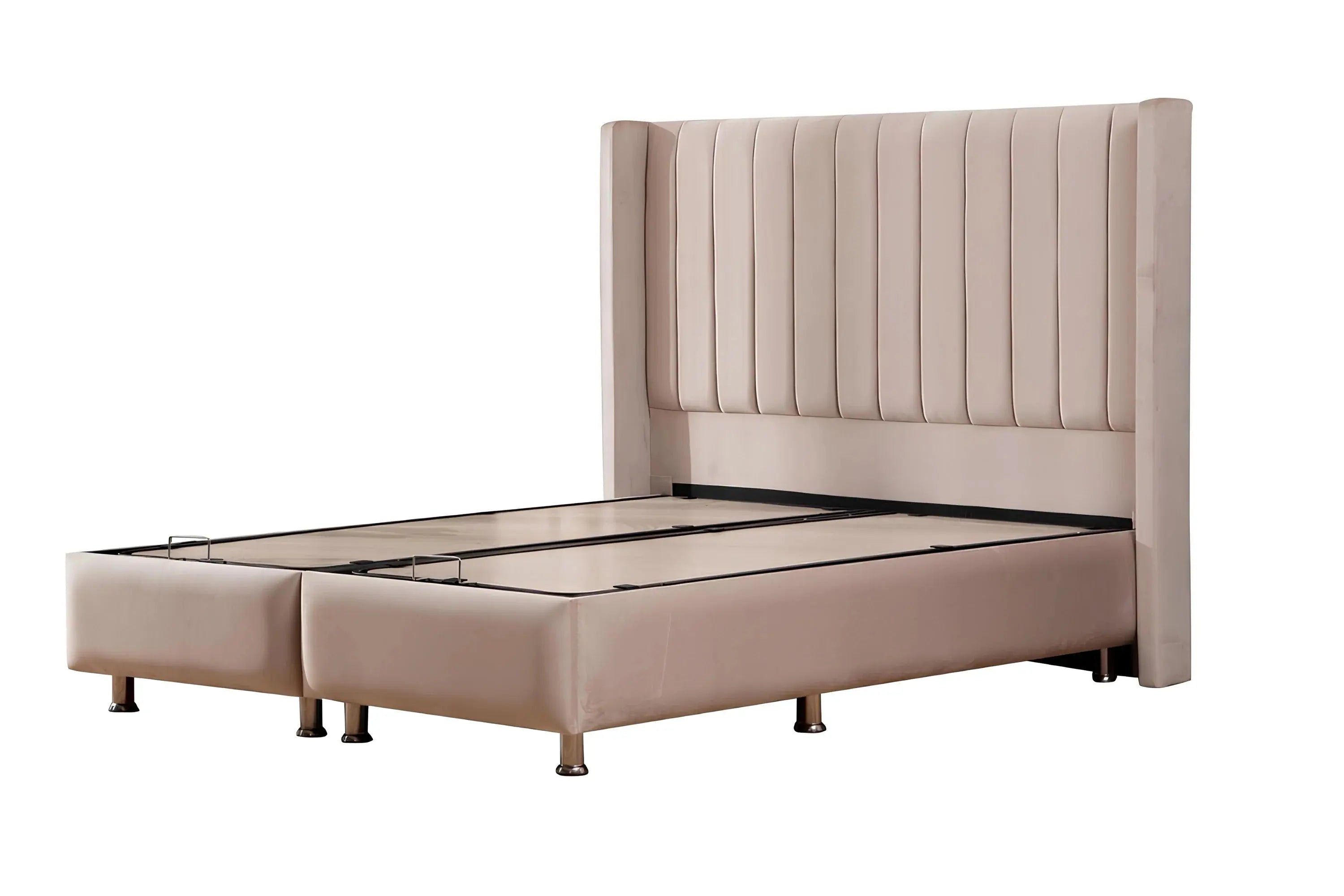 Lit Coffre TOKYO en velour ACCESS MEUBLE