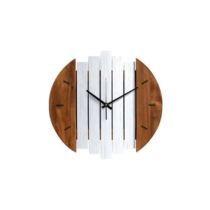 Horloge murale en bois abstrait rustique pour salon, maison, décoration artistique ACCESS MEUBLE