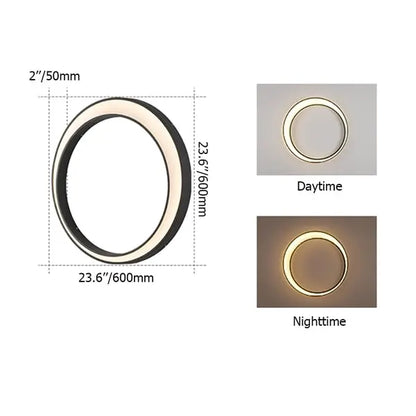 Appliques murales extérieures avec led rond gris étanche éclairage de jardin ACCESS MEUBLE