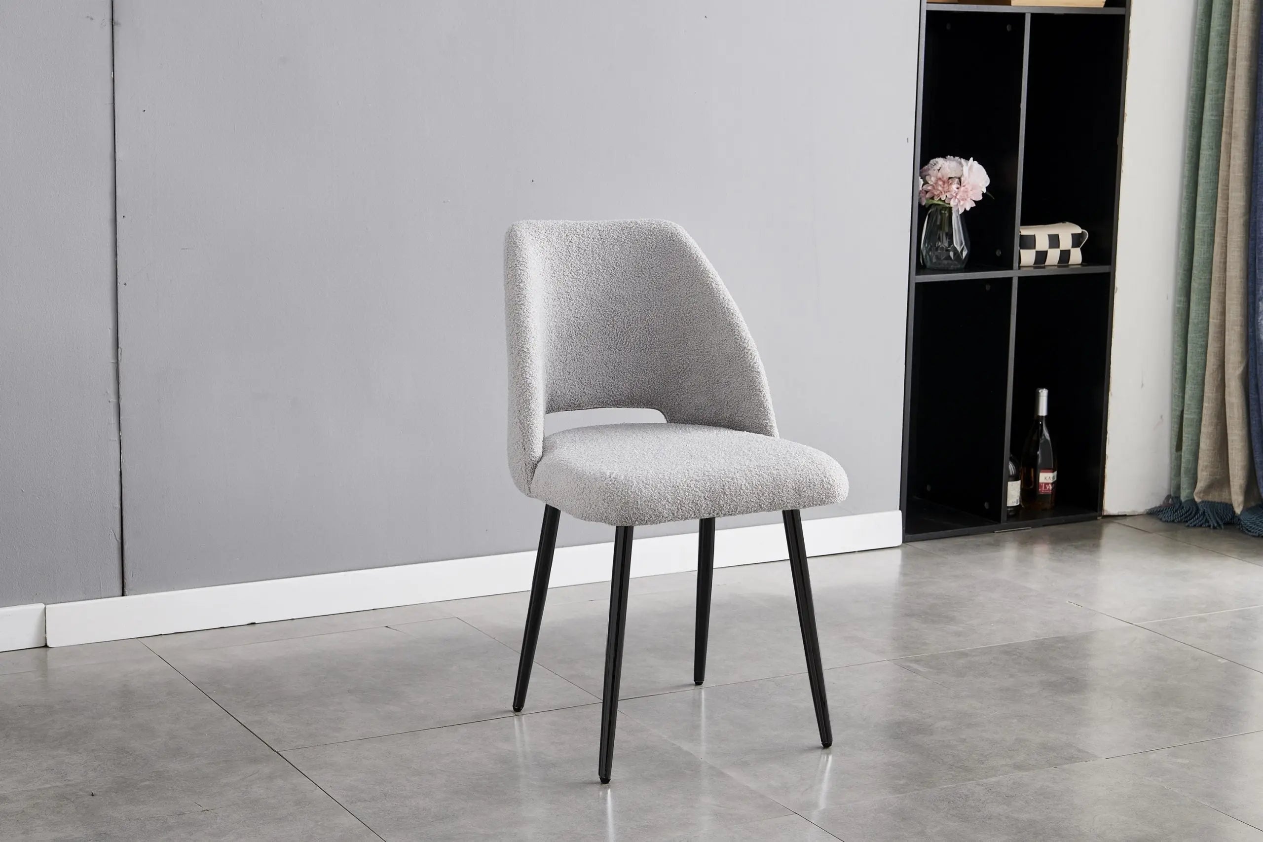 Chaise ELDAD en laine de mouton LAINE ACCESS MEUBLE